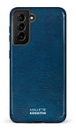 Galaxy S21 Tough Cuir Bleu x Mallette -