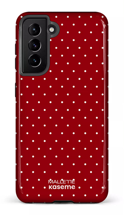 Galaxy S21 Tough Ditsy Rouge x Mallette -