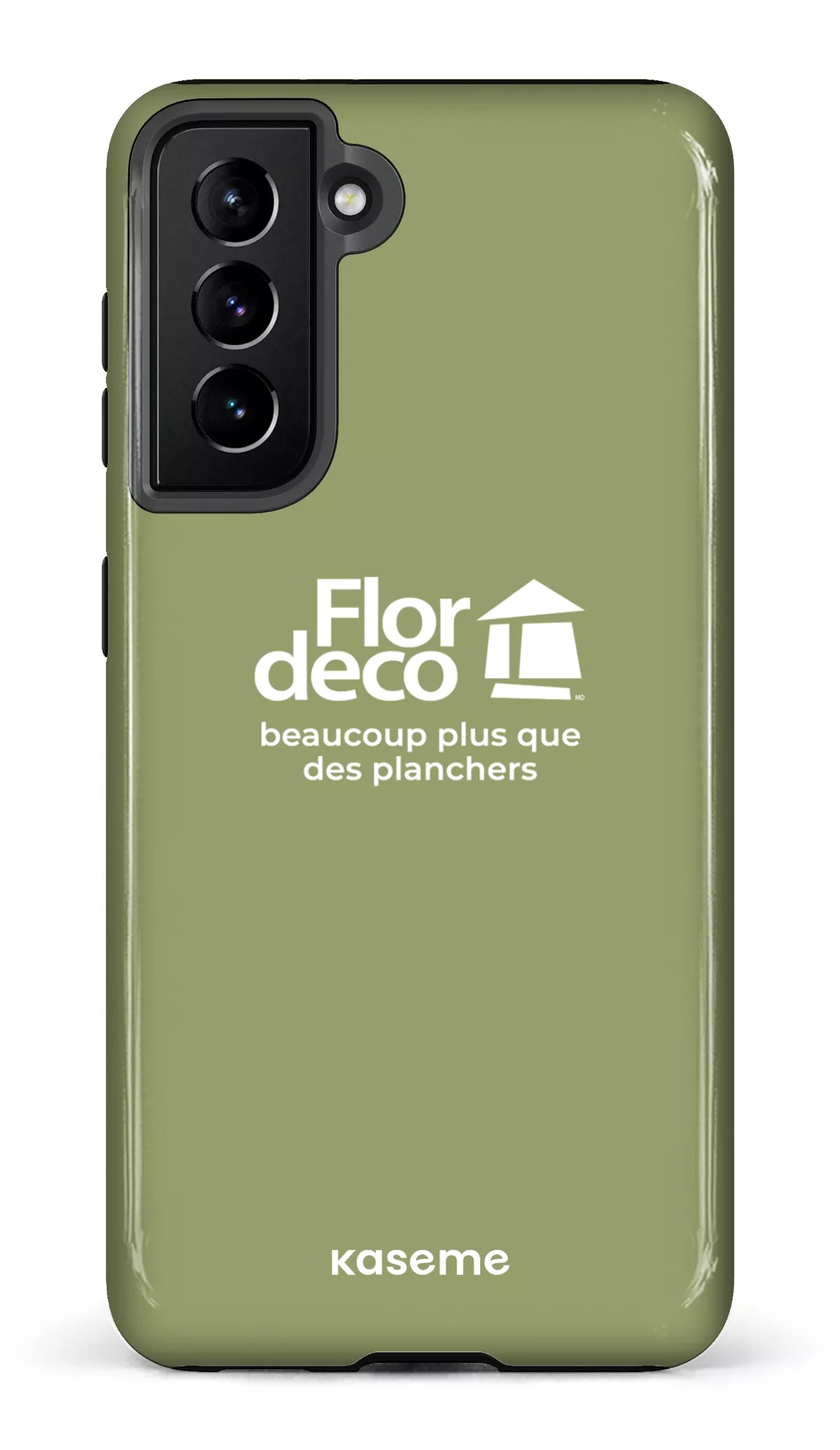 Galaxy S21 Tough Flordeco logo Sauge -