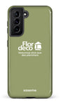 Galaxy S21 Tough Flordeco logo Sauge -