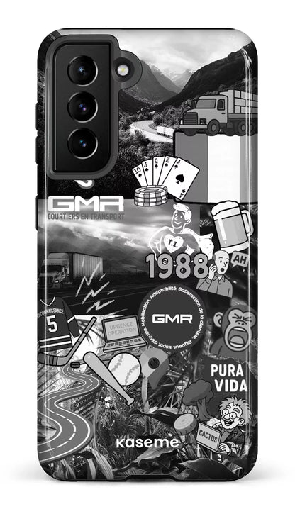Galaxy S21 Tough GMR Collage Noir et Blanc -