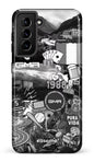 Galaxy S21 Tough GMR Collage Noir et Blanc -