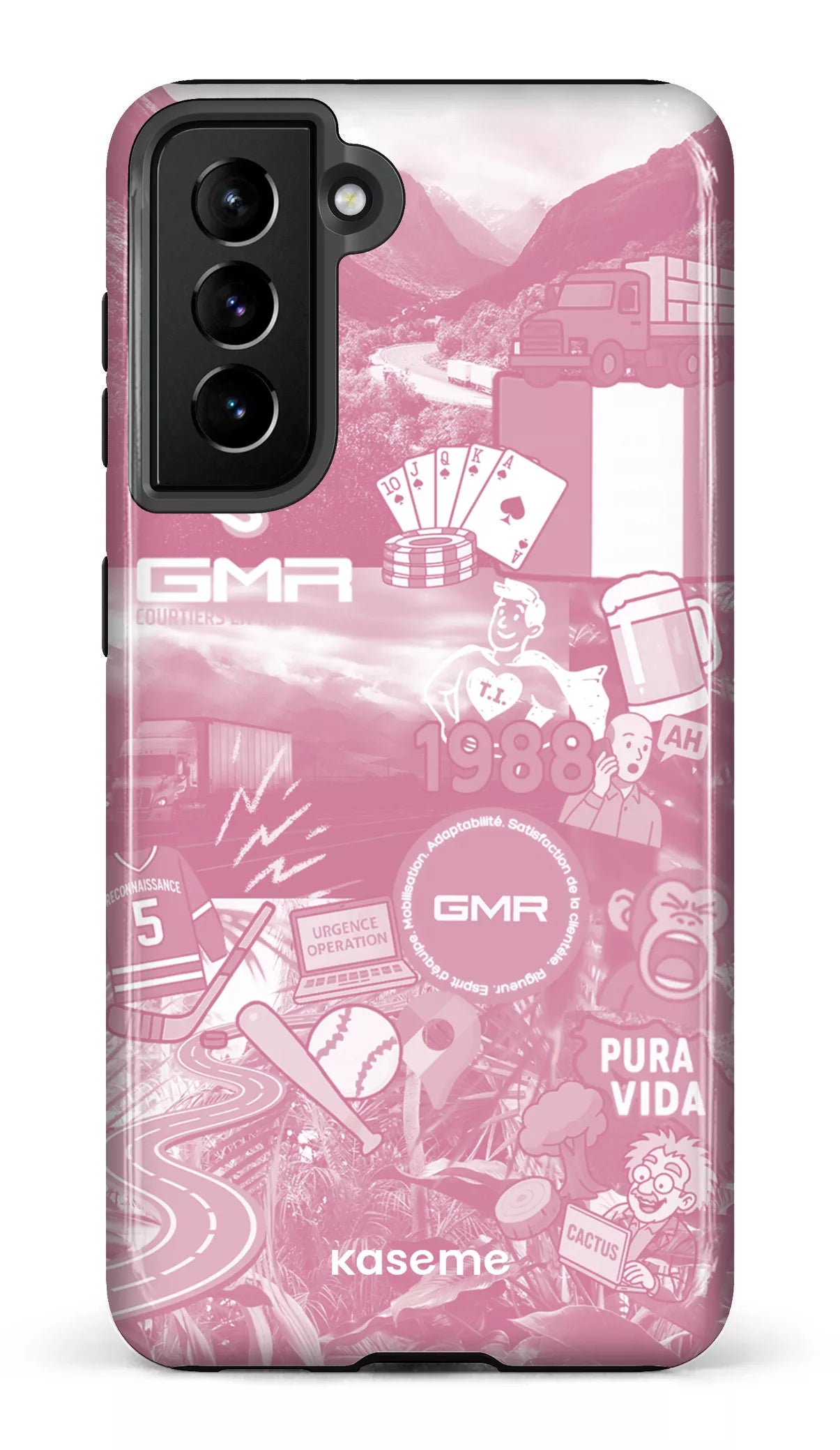 Galaxy S21 Tough GMR Collage Rose -
