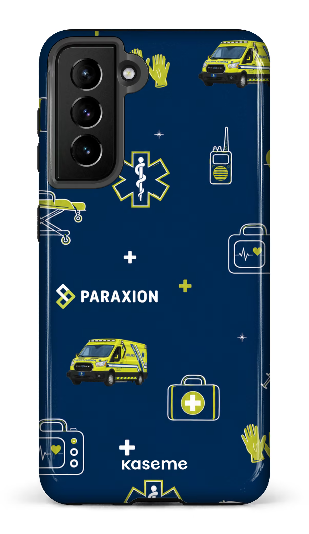 Galaxy S21 Tough Icônes bleu Paraxion -