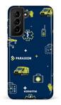 Galaxy S21 Tough Icônes bleu Paraxion -