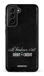 Galaxy S21 Tough Le bonheur c'est débit = crédit (noir) -