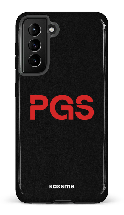 Galaxy S21 Tough PGS Noir&Rouge -