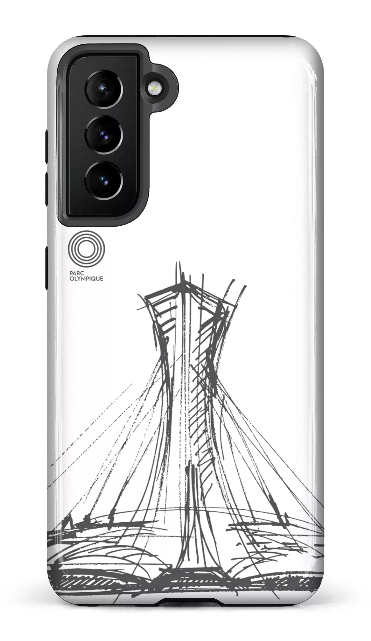 Galaxy S21 Tough Parc Olympique - Croquis Blanc -