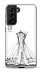 Galaxy S21 Tough Parc Olympique - Croquis Blanc -