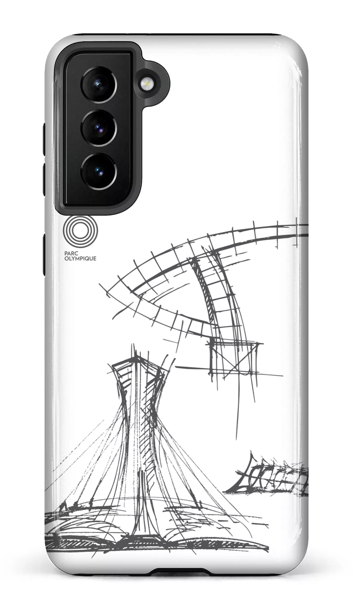Galaxy S21 Tough Parc Olympique - Croquis Plan Blanc -