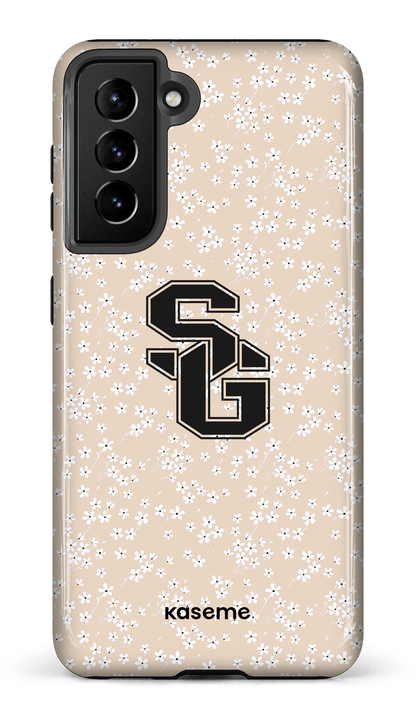 Galaxy S21 Tough Posy Beige x Dragons -
