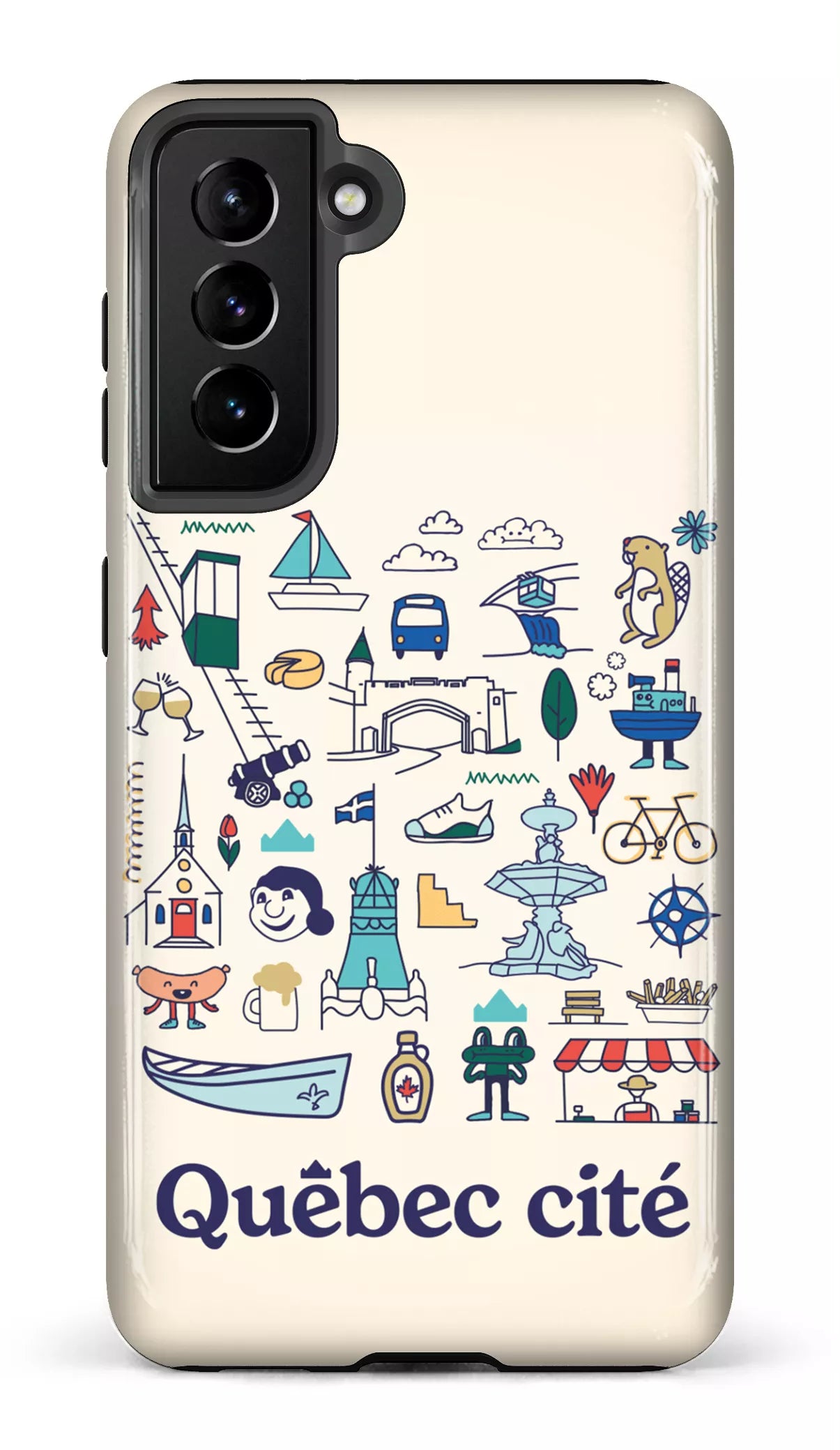 Galaxy S21 Tough Québec illustré -