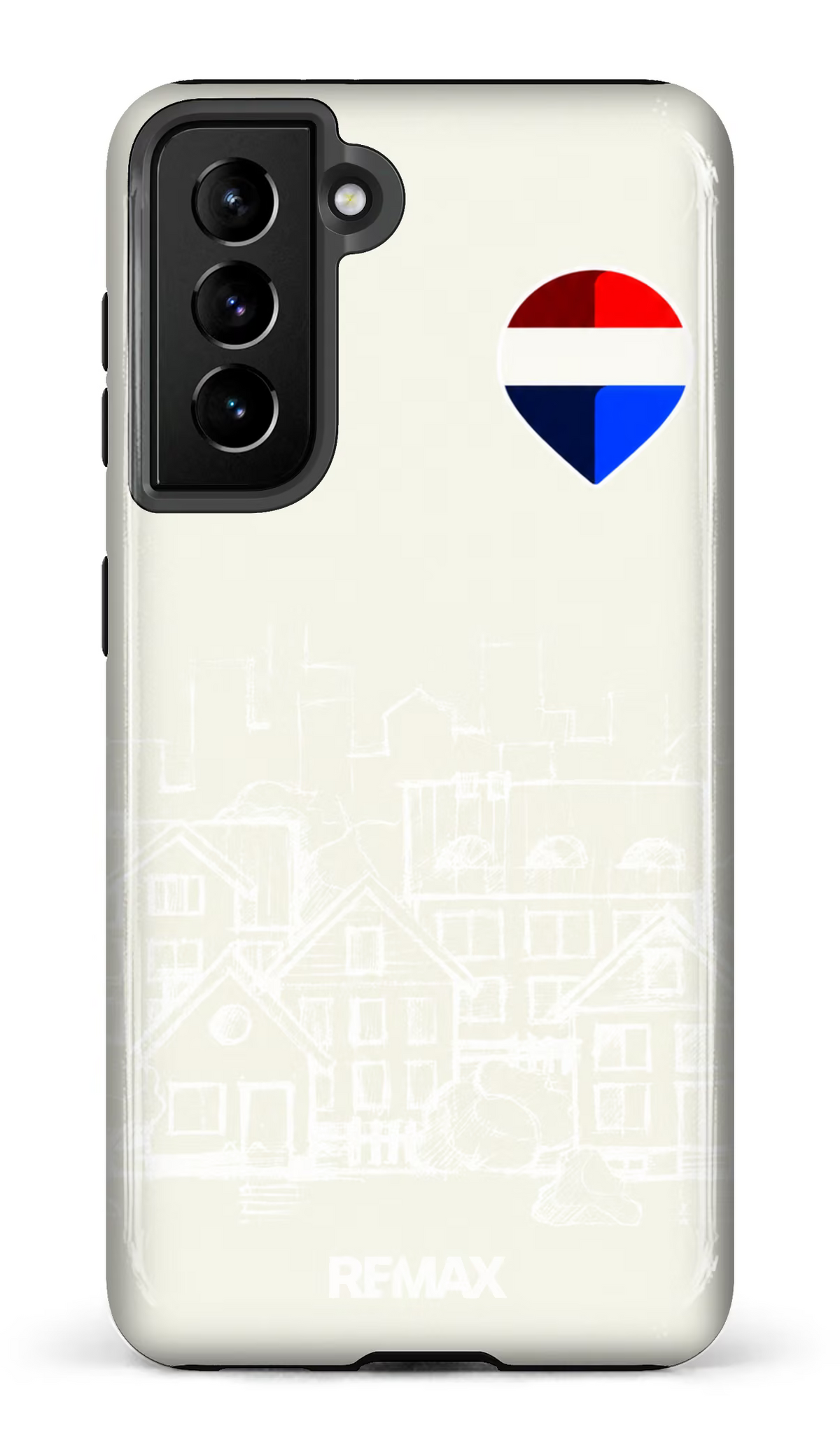 Galaxy S21 Tough Remax Sketch Beige -