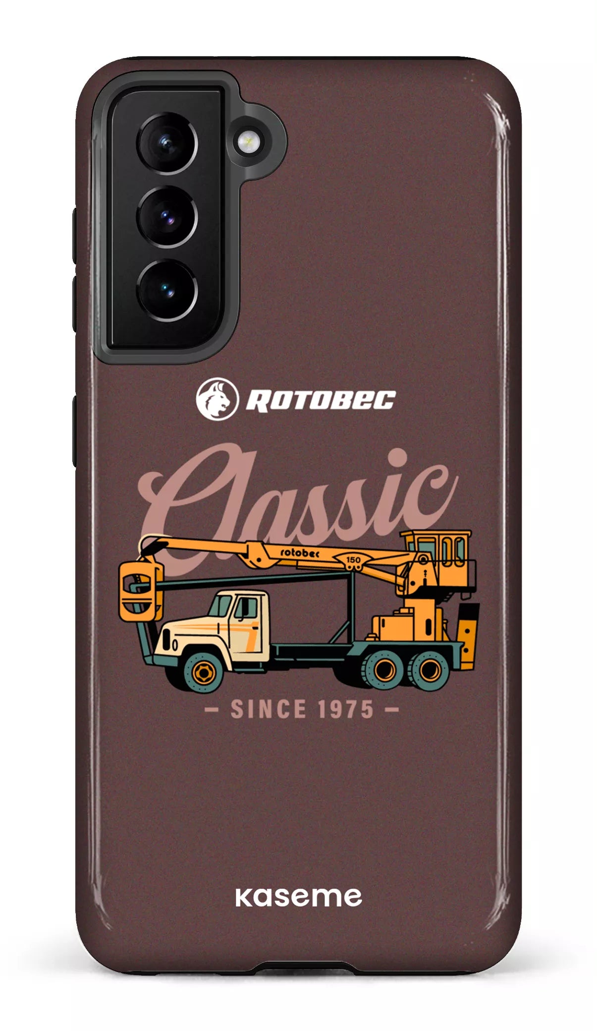 Galaxy S21 Tough Rotobec Brun "Classic" -