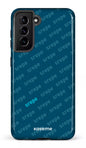 Galaxy S21 Tough SREPE Pattern Bleu x Turquoise -