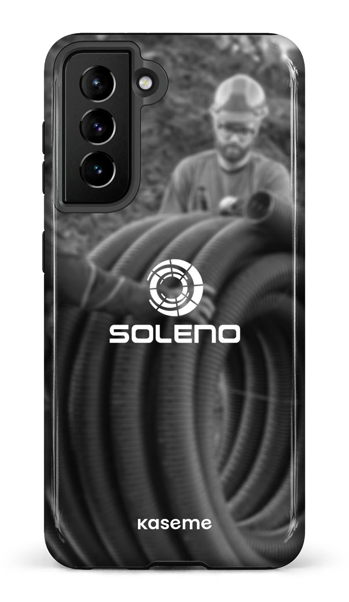 Galaxy S21 Tough Soleno tuyau N&B -