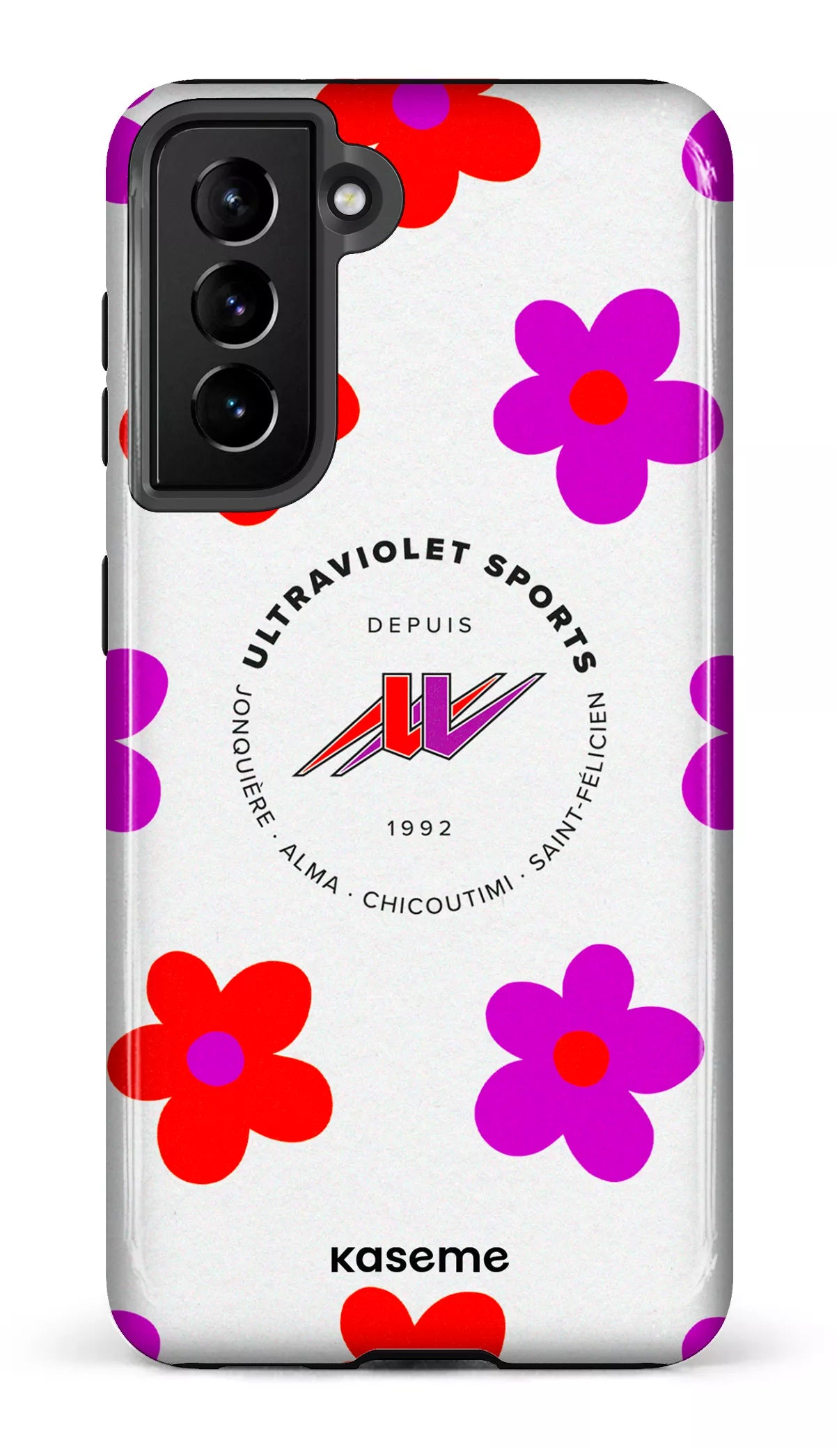 Galaxy S21 Tough UltraViolet Fleurs -