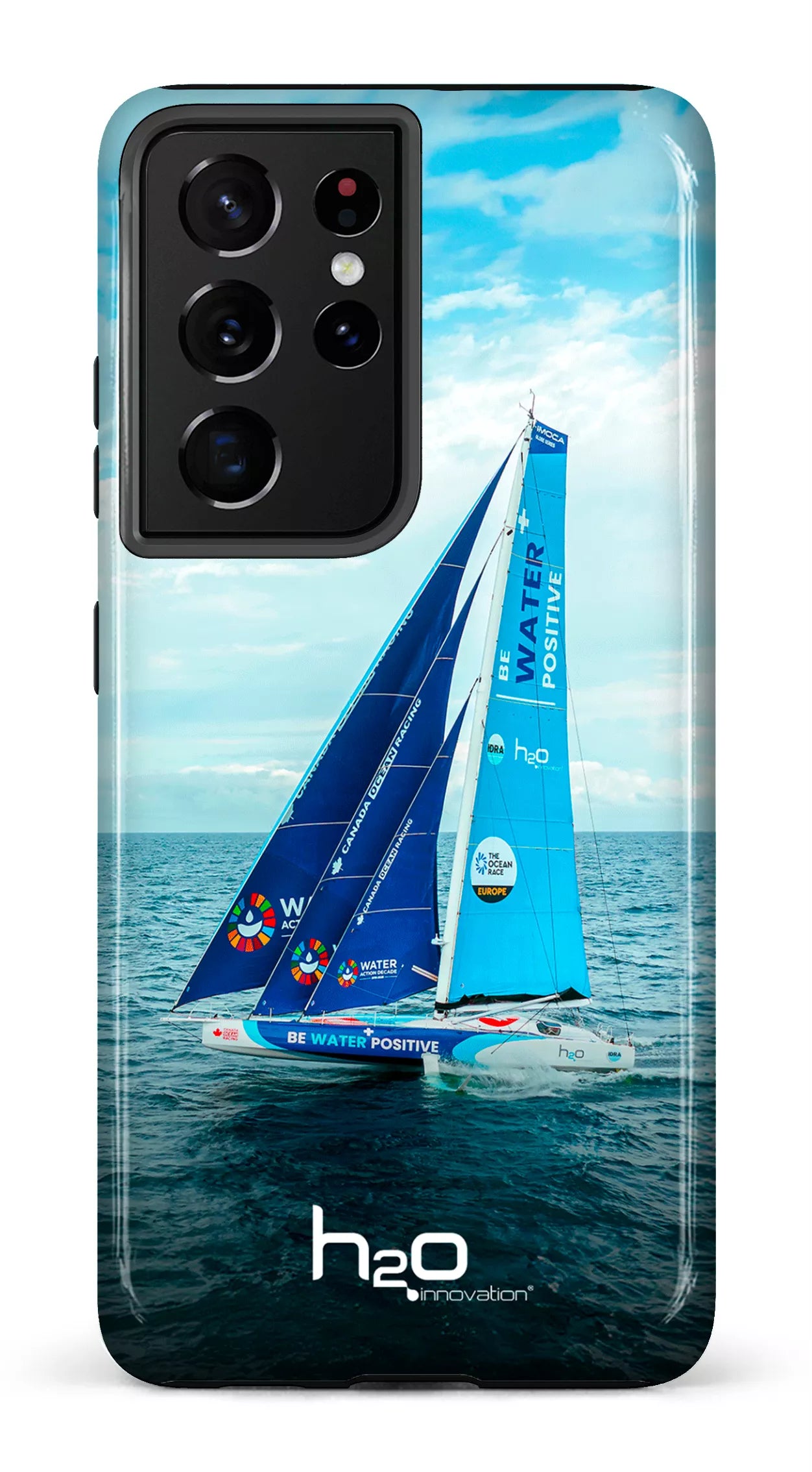 Galaxy S21 Ultra Tough Be water positive by H2O -
