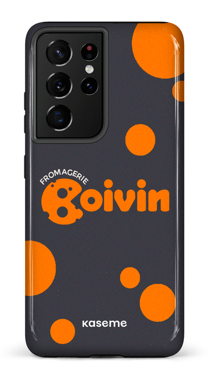 Galaxy S21 Ultra Tough Boivin Gris x Ronds -