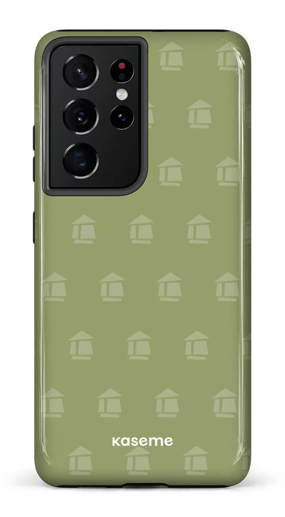 Galaxy S21 Ultra Tough Flordeco motif sauge -