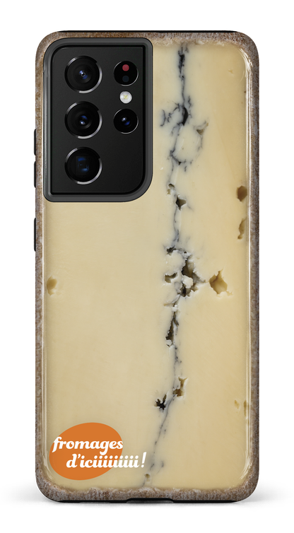 Galaxy S21 Ultra Tough Fromage Cendré Logo -