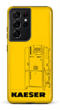 Galaxy S21 Ultra Tough Kaeser - The Golden Blueprint -