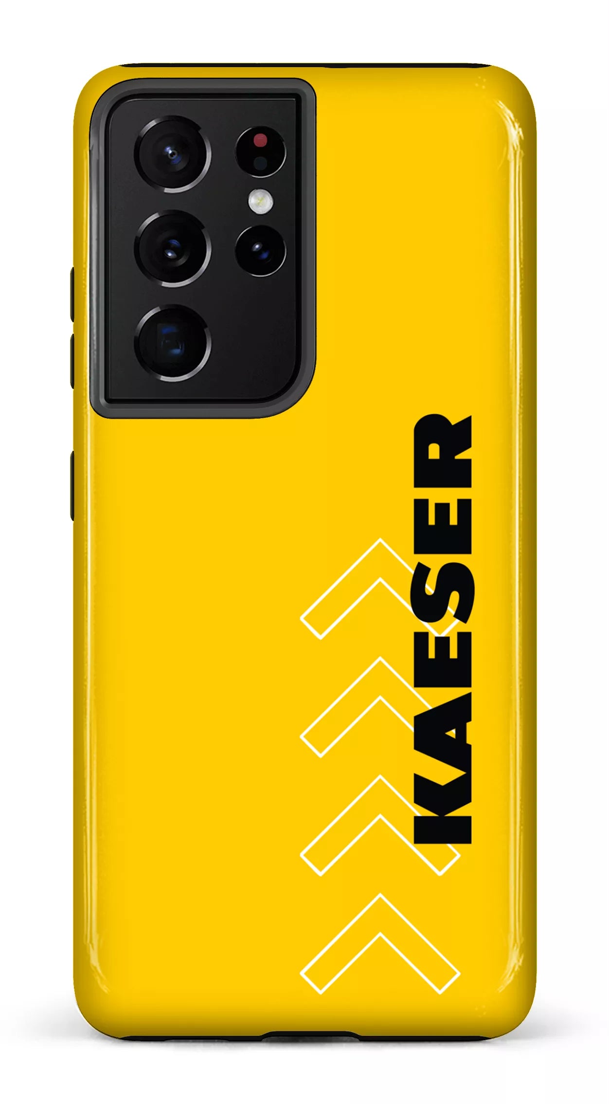 Galaxy S21 Ultra Tough Kaeser Flèches Jaune -