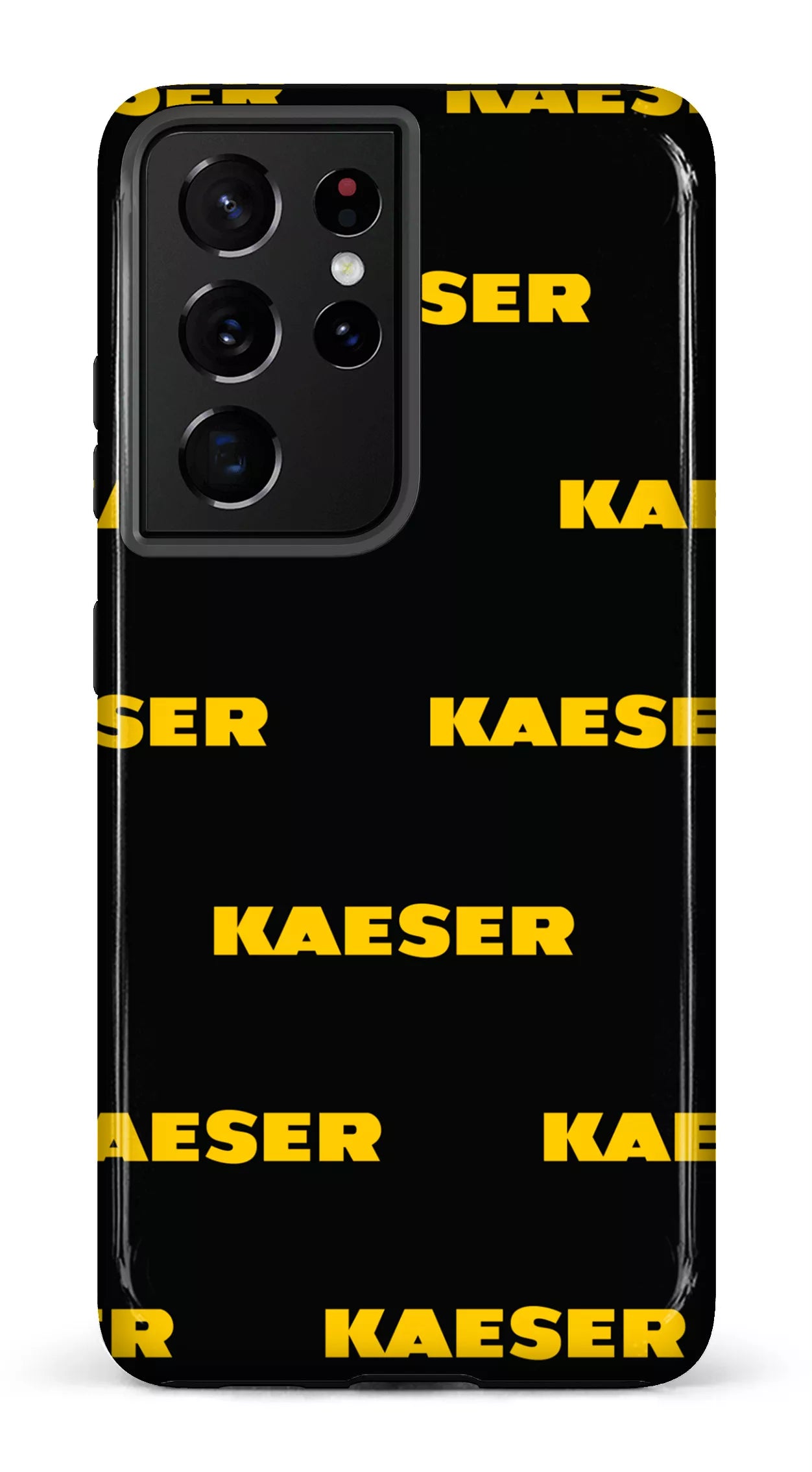 Galaxy S21 Ultra Tough Kaeser Pattern Noir -