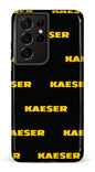 Galaxy S21 Ultra Tough Kaeser Pattern Noir -