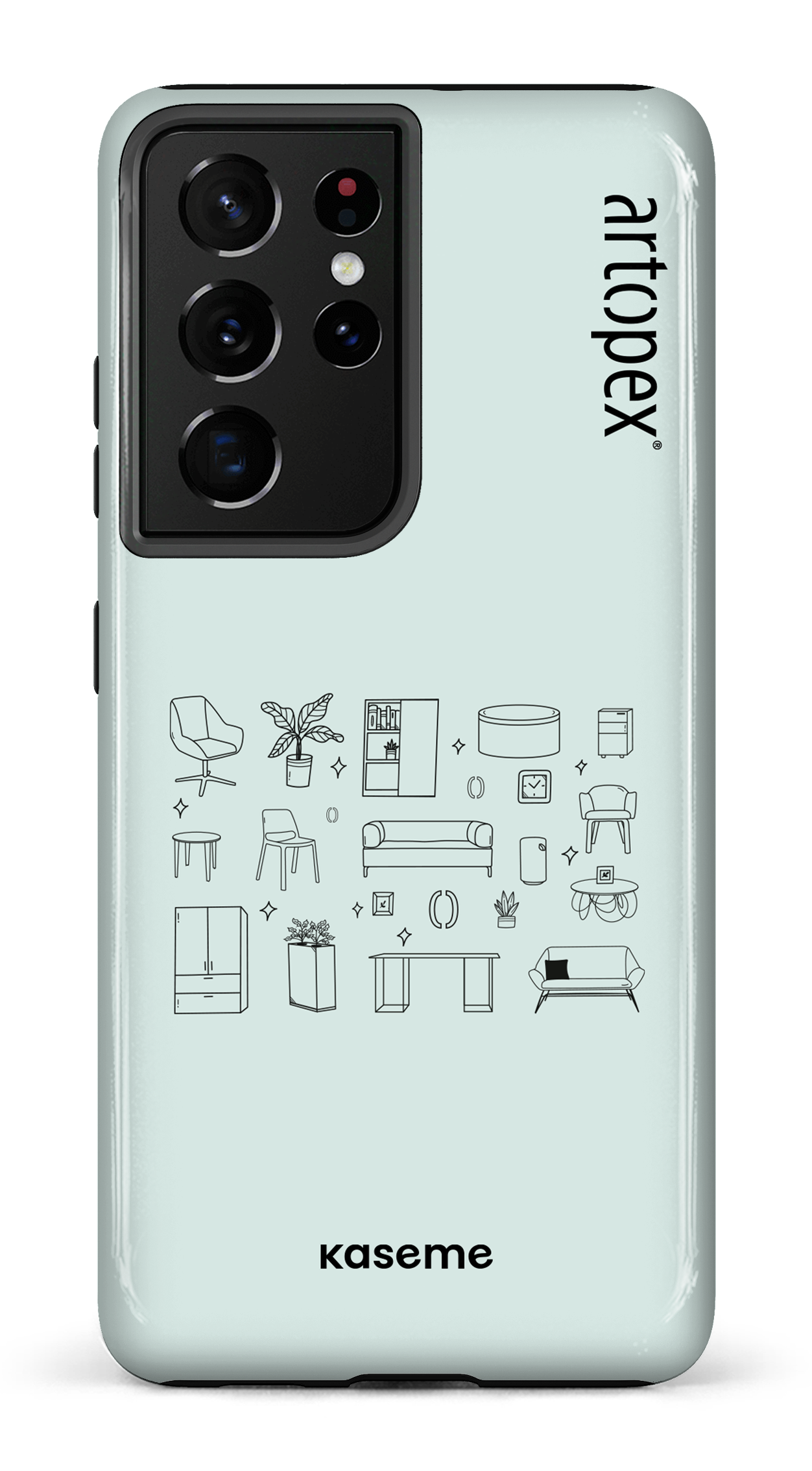 Galaxy S21 Ultra Tough L'essentiel menthe par Artopex -