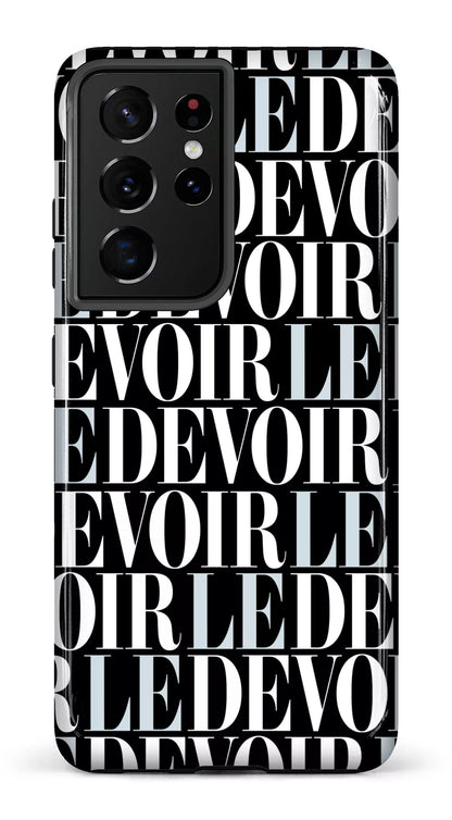 Galaxy S21 Ultra Tough Le Devoir — Gros logos -