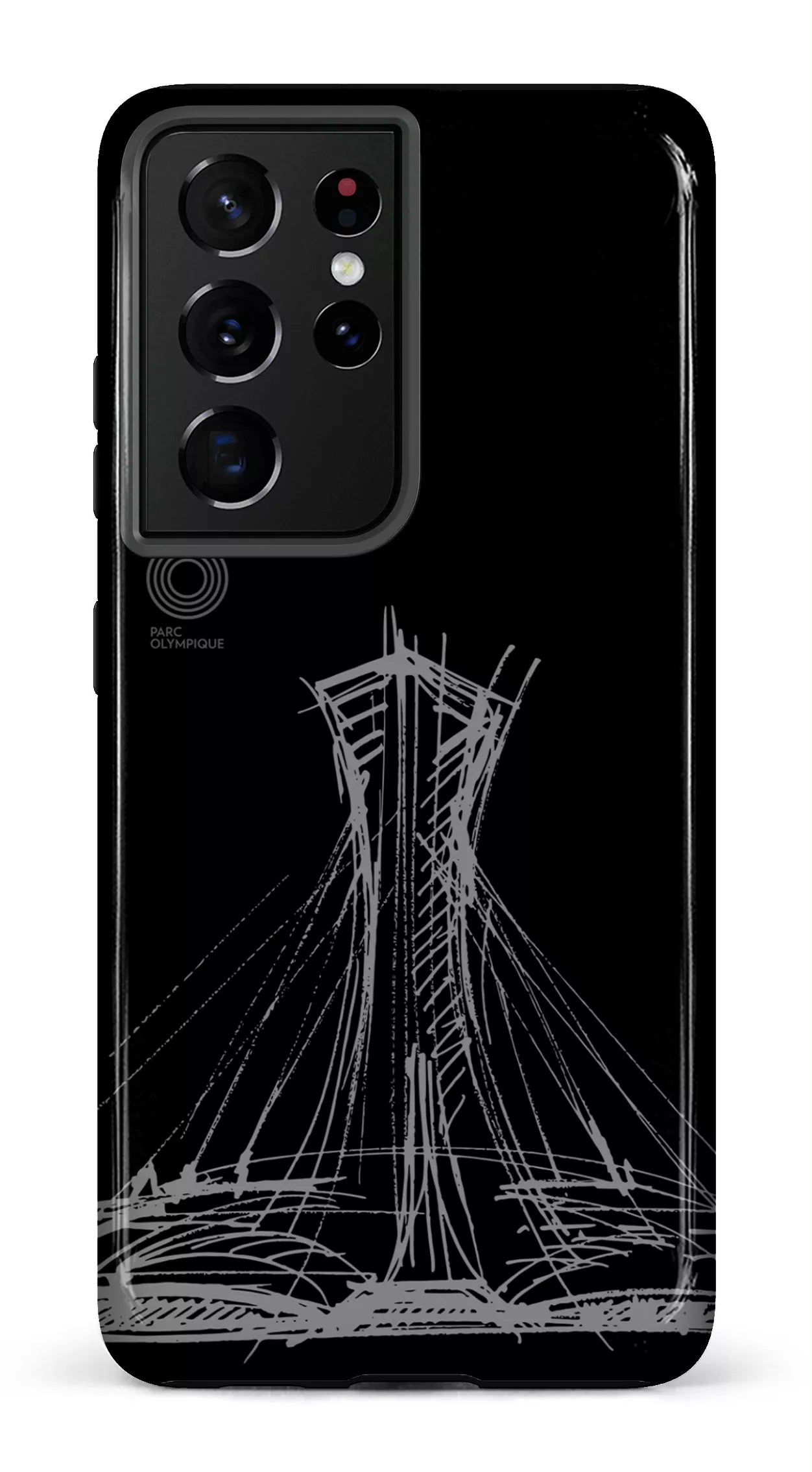 Galaxy S21 Ultra Tough Parc Olympique - Croquis Noir -