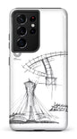 Galaxy S21 Ultra Tough Parc Olympique - Croquis Plan Blanc -
