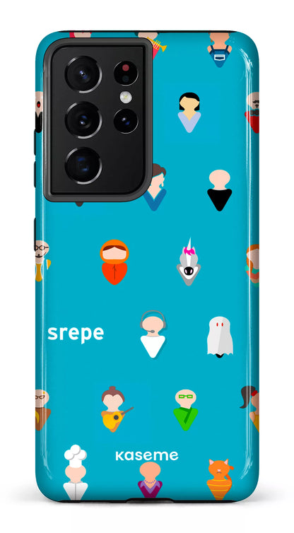 Galaxy S21 Ultra Tough Personnages Turquoise -