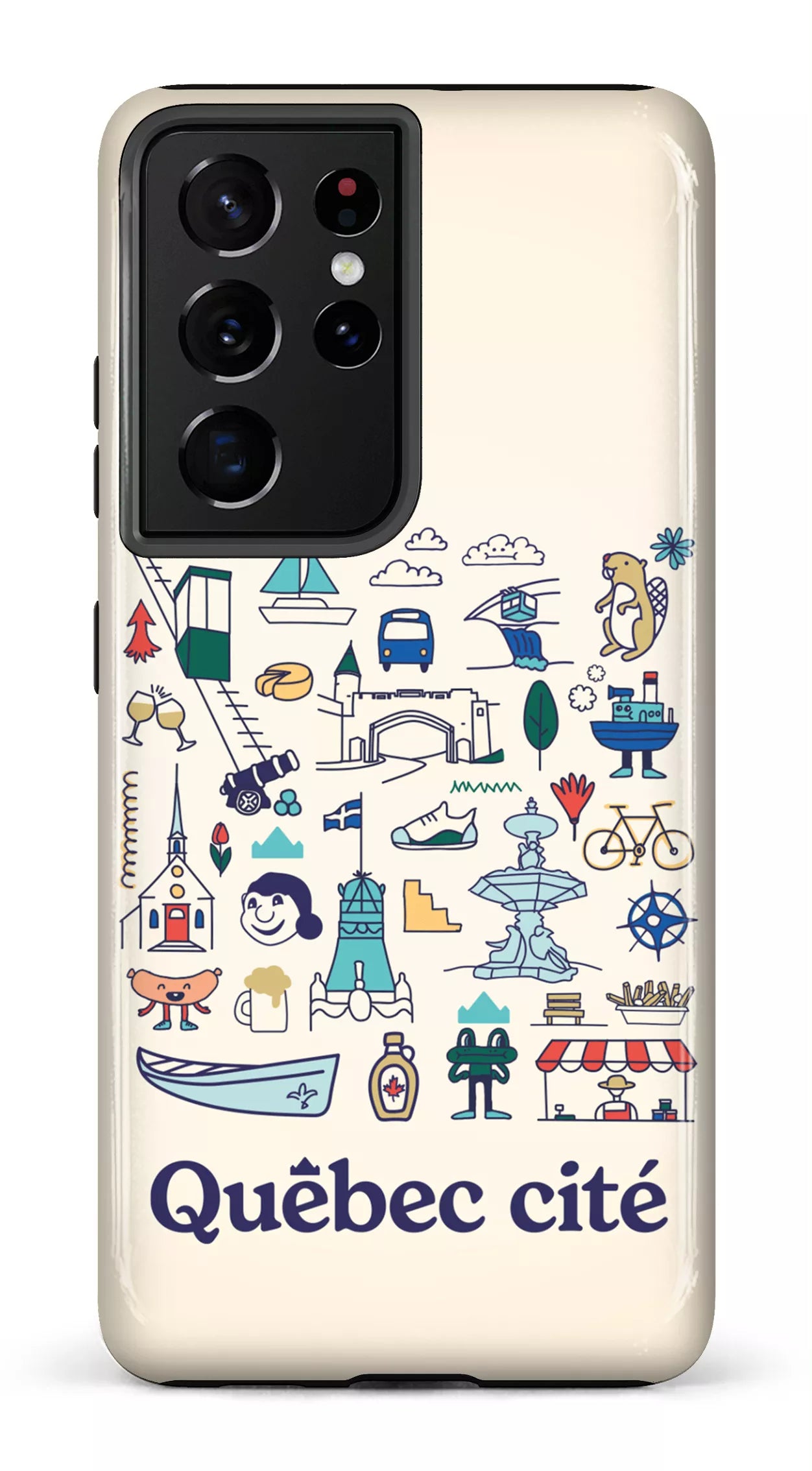 Galaxy S21 Ultra Tough Québec illustré -