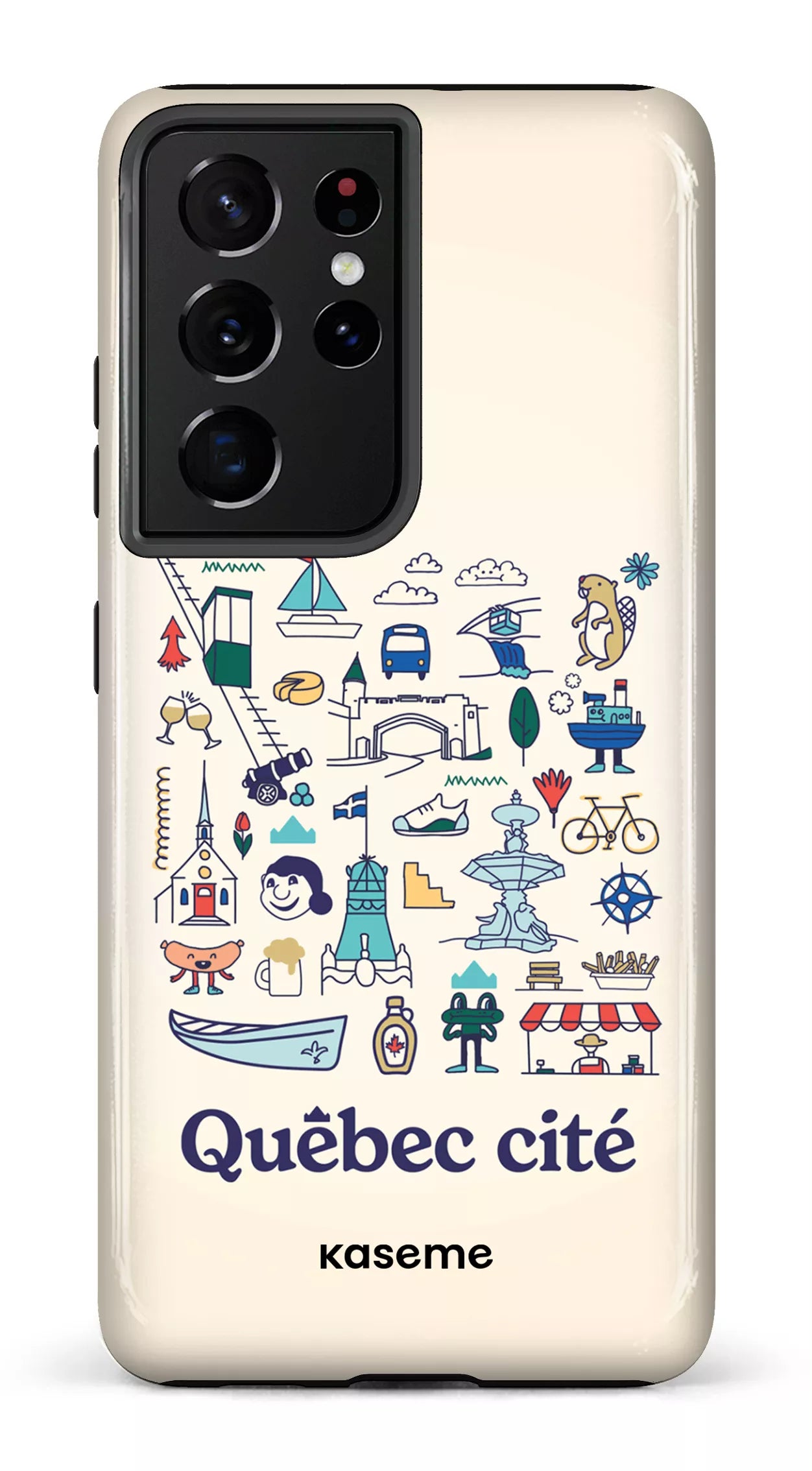 Galaxy S21 Ultra Tough Québec illustré -