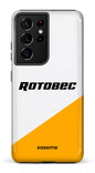 Galaxy S21 Ultra Tough Rotobec Blanc et Jaune -
