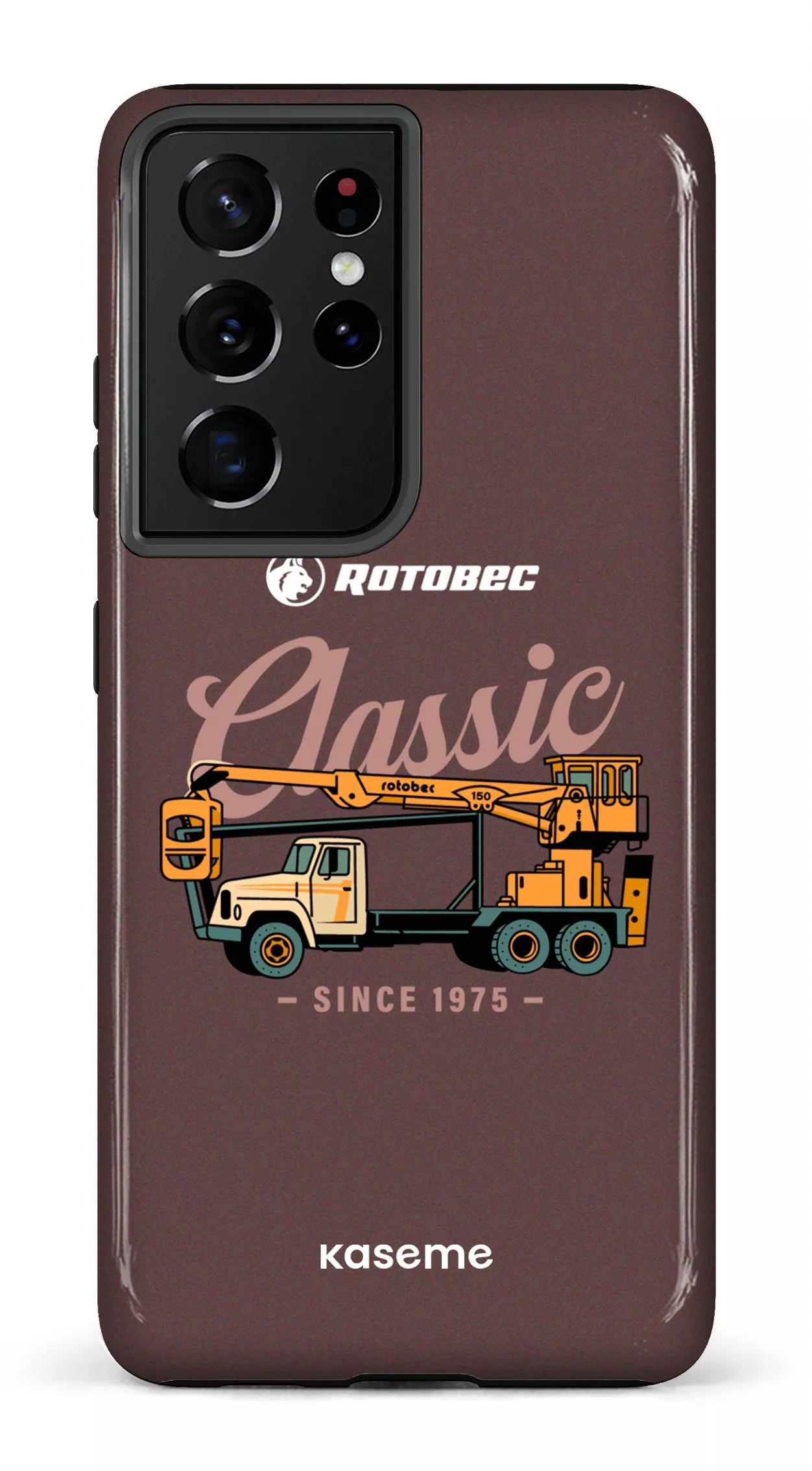 Galaxy S21 Ultra Tough Rotobec Brun "Classic" -