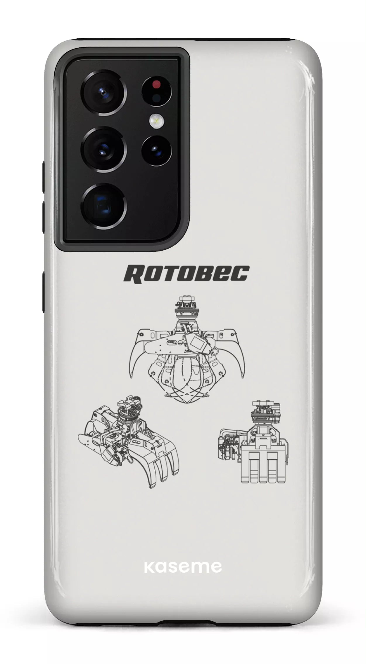 Galaxy S21 Ultra Tough Rotobec Gris -