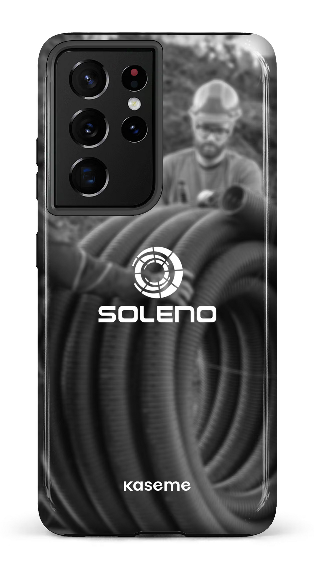 Galaxy S21 Ultra Tough Soleno tuyau N&B -