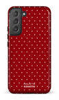 Galaxy S22 Plus Tough Ditsy Rouge x Mallette -