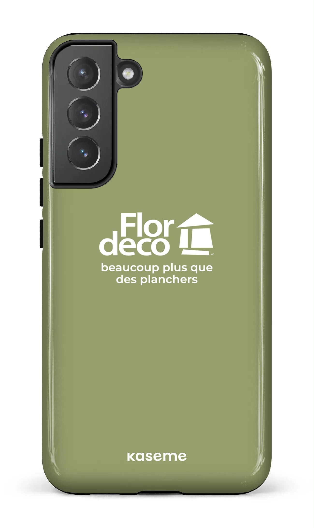Galaxy S22 Plus Tough Flordeco logo Sauge -