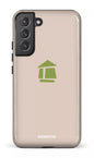 Galaxy S22 Plus Tough Flordeco logo grège -