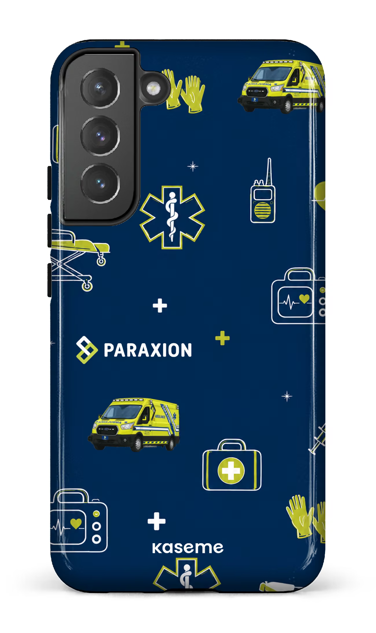 Galaxy S22 Plus Tough Icônes bleu Paraxion -
