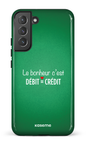 Galaxy S22 Plus Tough Le bonheur c'est débit = crédit (vert) -