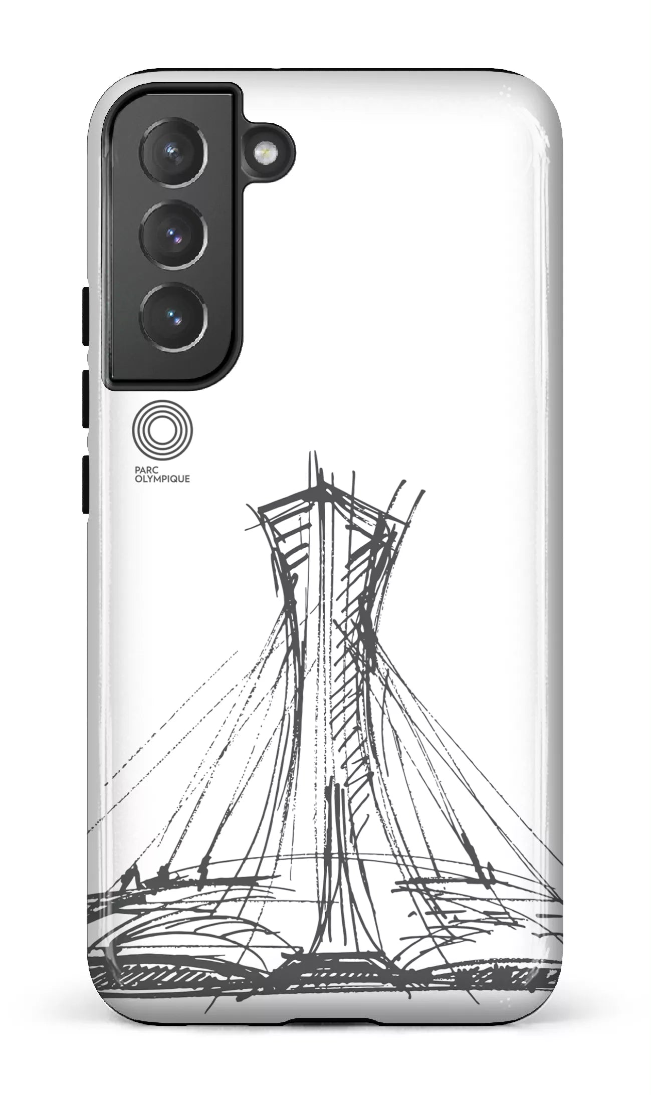 Galaxy S22 Plus Tough Parc Olympique - Croquis Blanc -