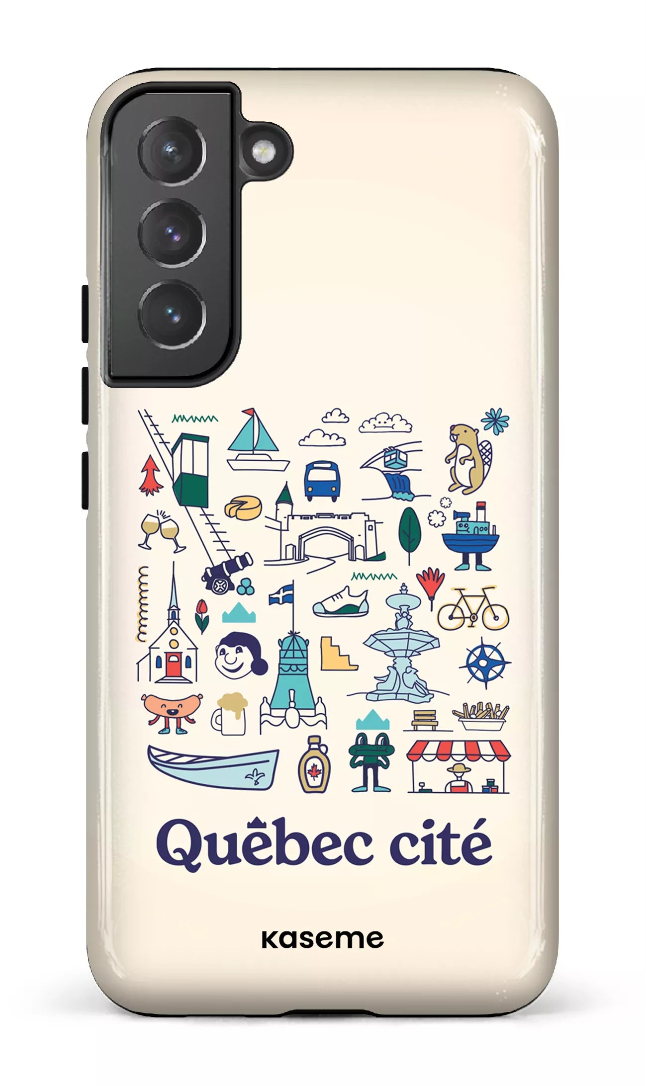 Galaxy S22 Plus Tough Québec illustré -