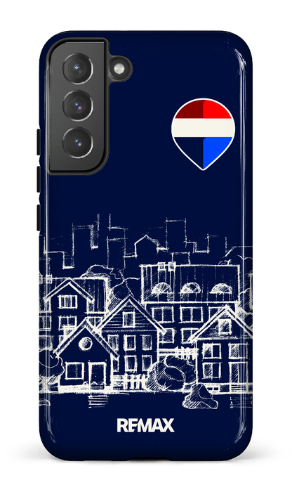Galaxy S22 Plus Tough Remax Sketch Bleu -