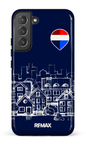Galaxy S22 Plus Tough Remax Sketch Bleu -