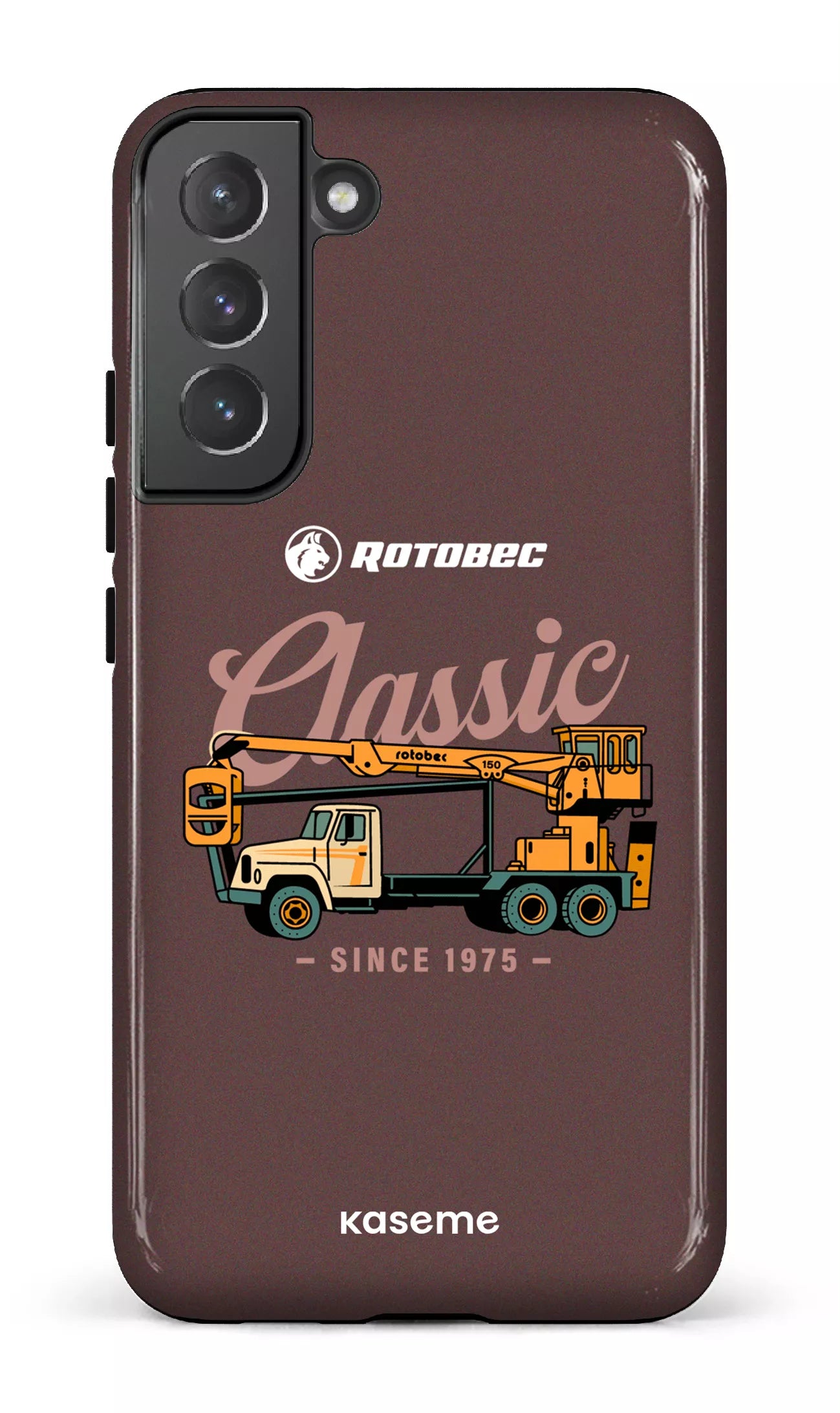 Galaxy S22 Plus Tough Rotobec Brun "Classic" -